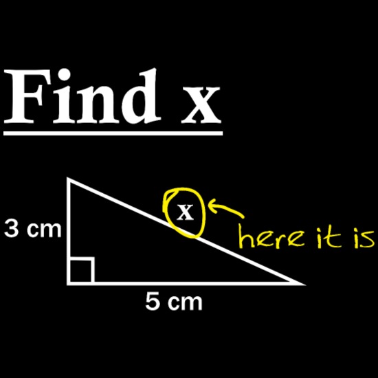 Find X Funny Math Jokes For Maths Lovers' Men's Tall T-Shirt | Spreadshirt