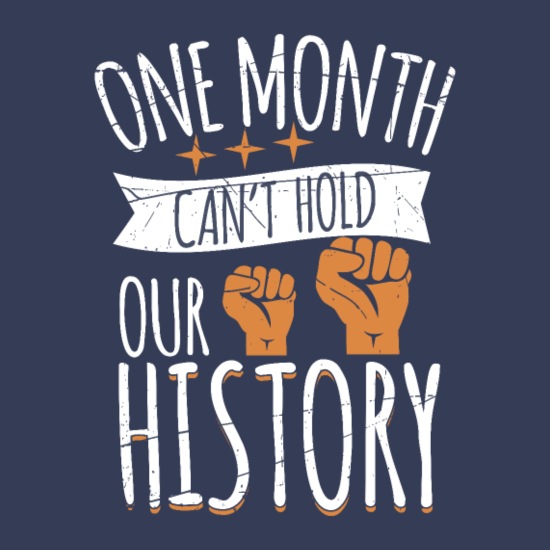 ONE MONTH CAN'T HOLD OUR HISTORY Gifts Men's Tall T-Shirt