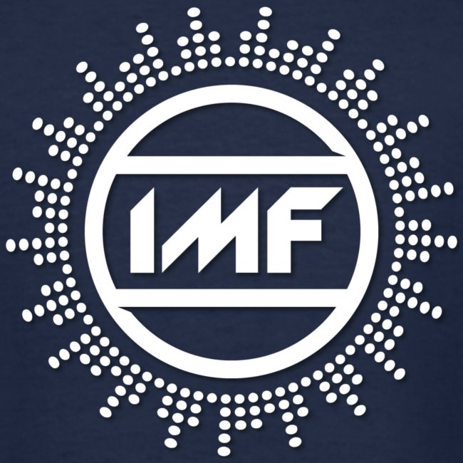 IMF Sunburst Logo in White