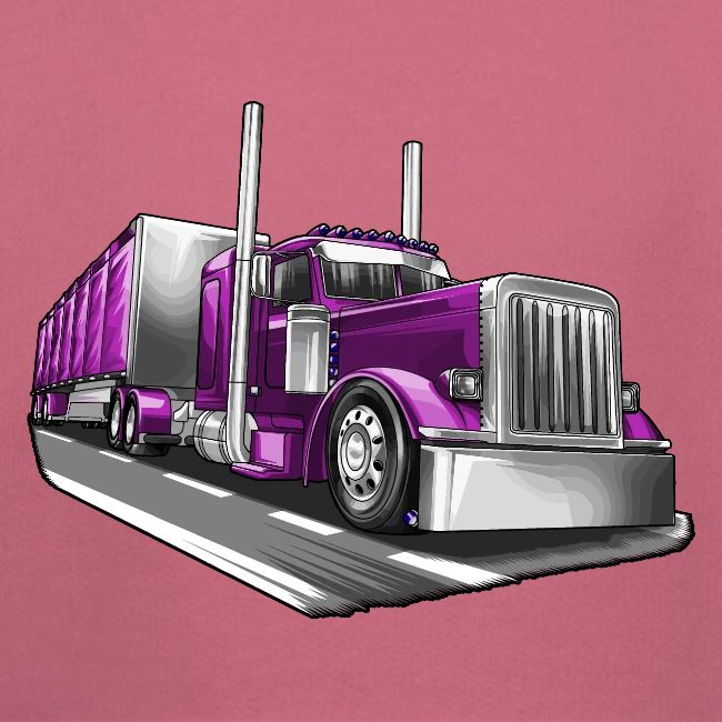Tracktor Trailer Semi Truck Big Rig