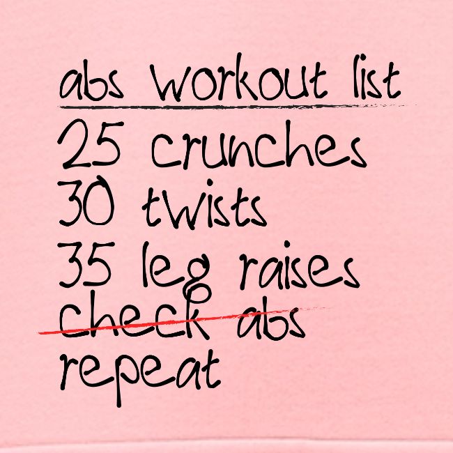 Abs Workout List