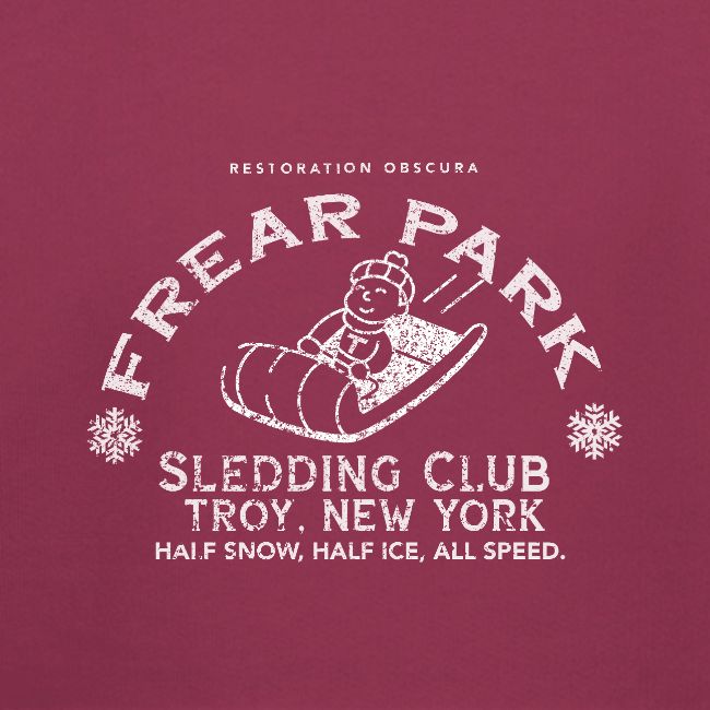 RO Frear Park Sledding Club Distressed Light