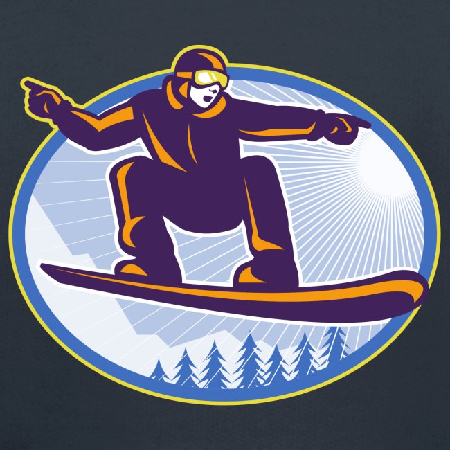Snowboarder Jumping In The Air