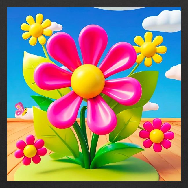 Pink Floral Peace | Sky & Nature Design