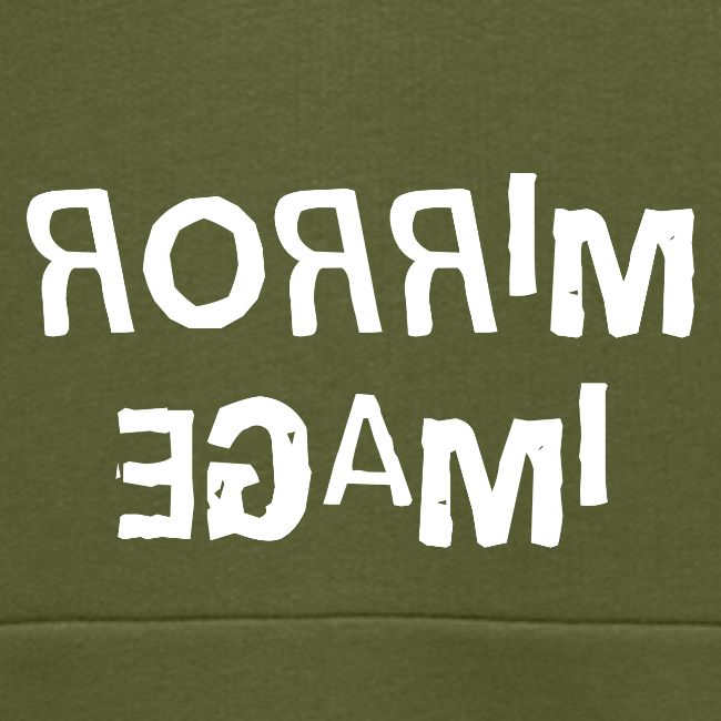 Mirror Image Word Art