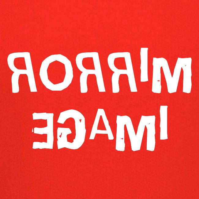 Mirror Image Word Art