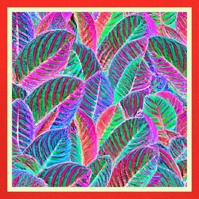 Vivid Leaf Pattern Design