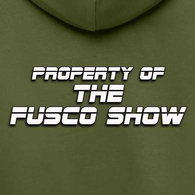 Producer Jay on Dartboard with Fusco Show back