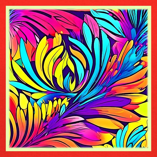 Vibrant Abstract Floral