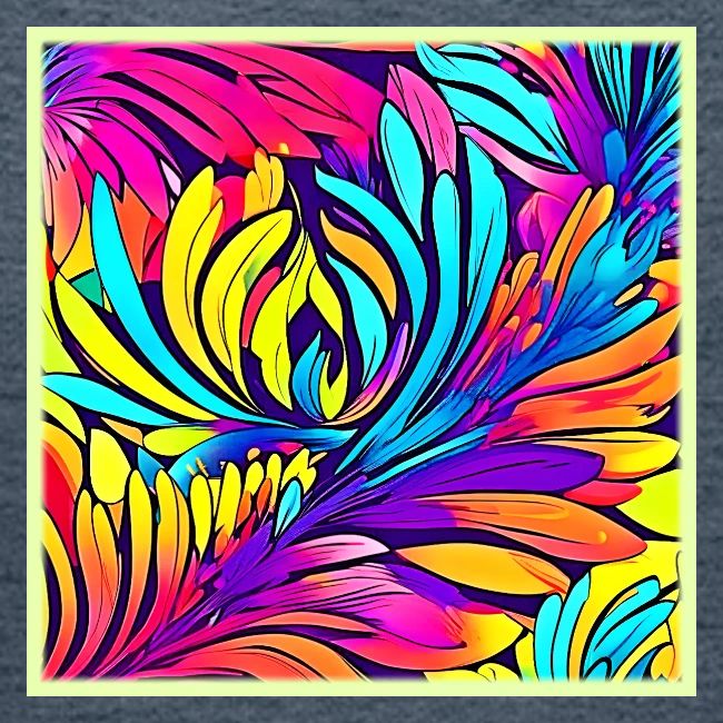 Vibrant Abstract Floral