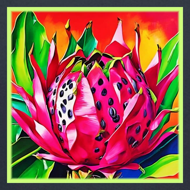 Exotic Dragon Fruit Bloom