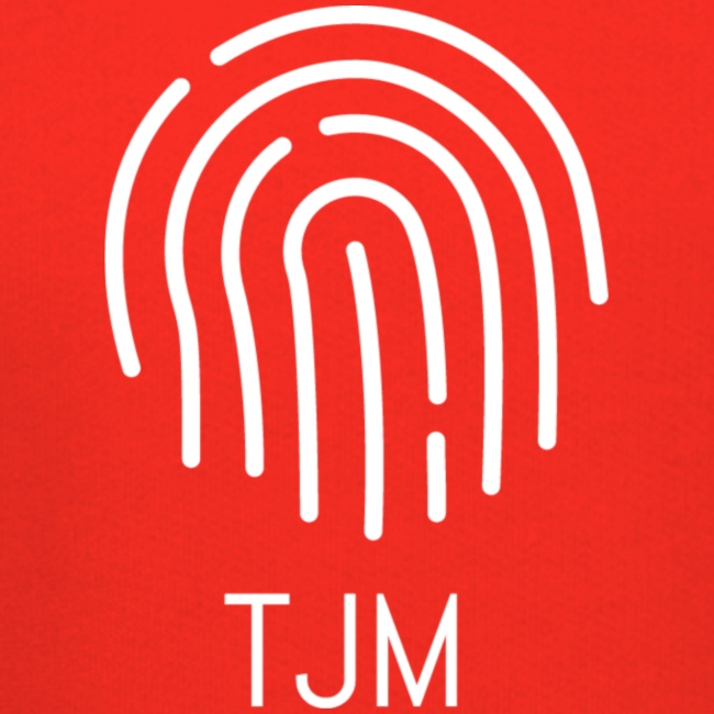 White TJM logo