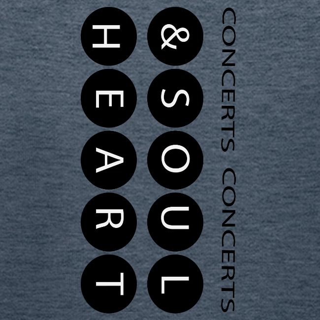 Heart & Soul concerts text design 2021 flip