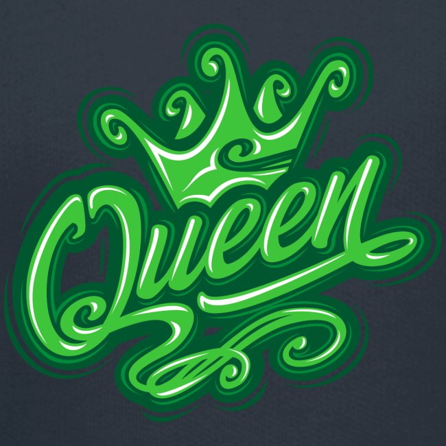 Queen With Crown, Typography Design