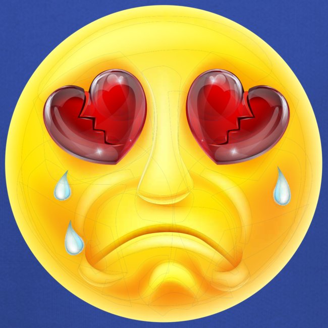 Heartbroken Crying Emoticon