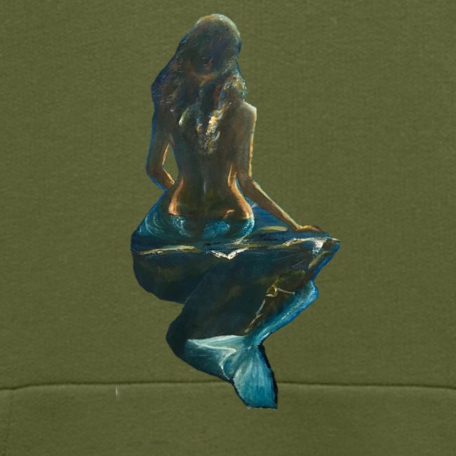 Midnight Mermaid on a rock