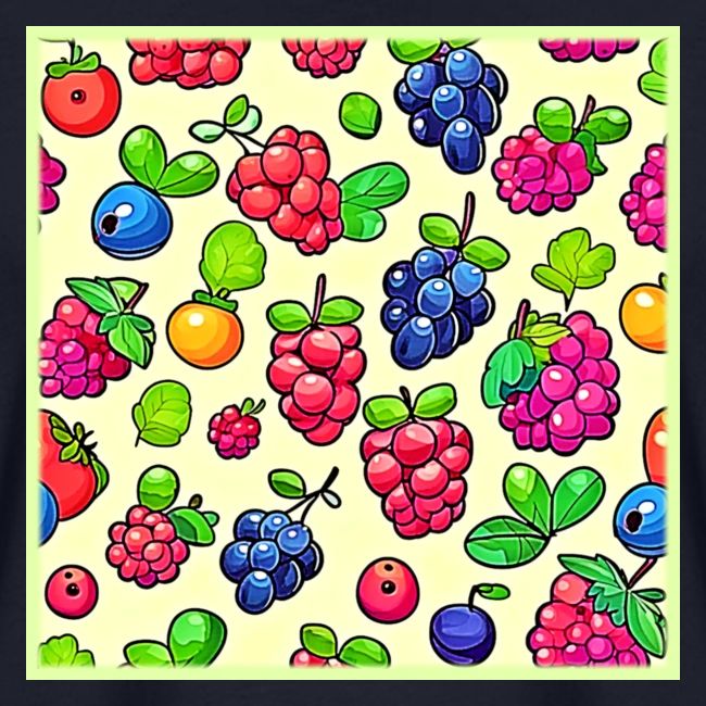 Berry Fruit Pattern Design