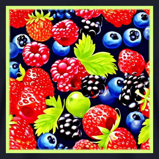Colorful Berry Medley Design