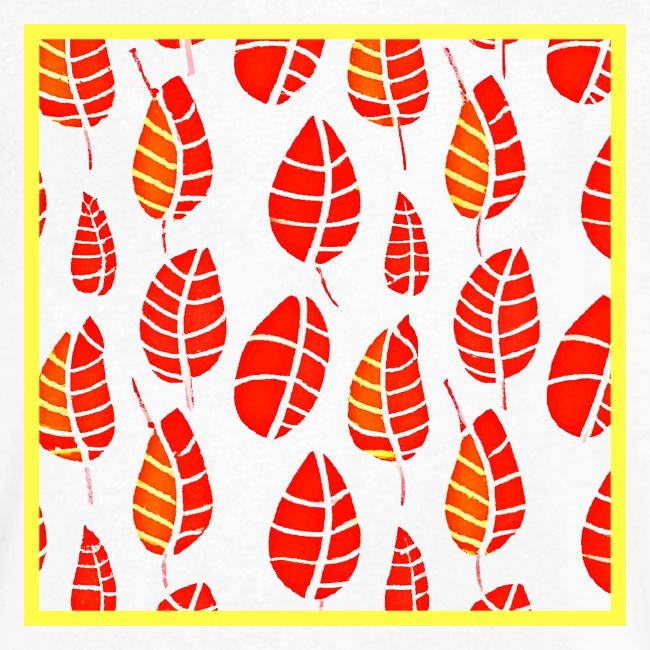 Elegant Leaf Art Neon Aesthetics