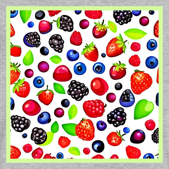 Berry Burst: Fruity Pattern