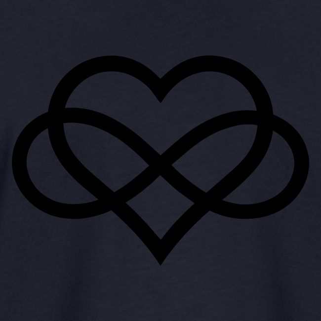Infinity Heart (black)