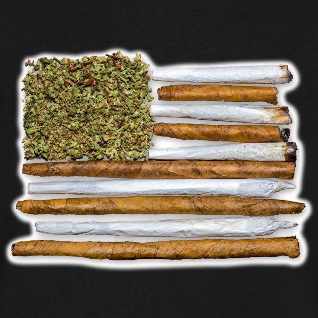 American Flag With Joint
