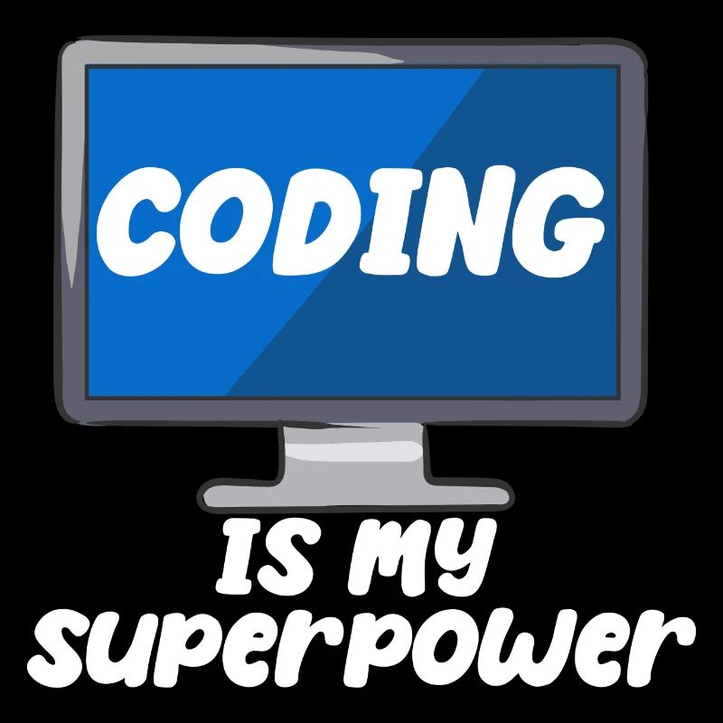 Coding Is My Superpower on Men's V-Neck T-Shirt | Custom T-Shirts ...