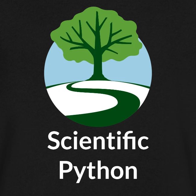scientific python full color logo tee