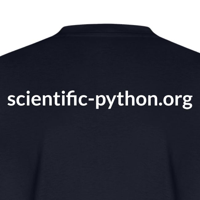 scientific python full color logo tee
