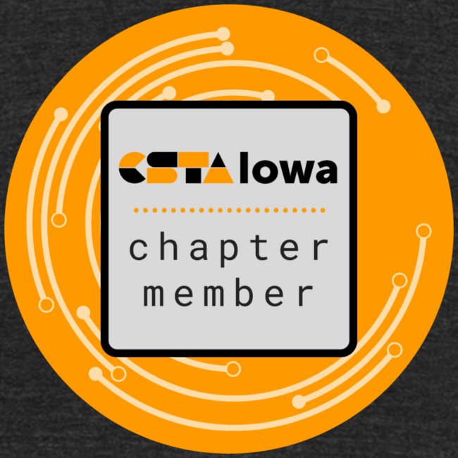 CSTA Iowa Chapter Member Button Logo