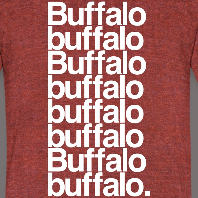 Buffalo buffalo Buffalo