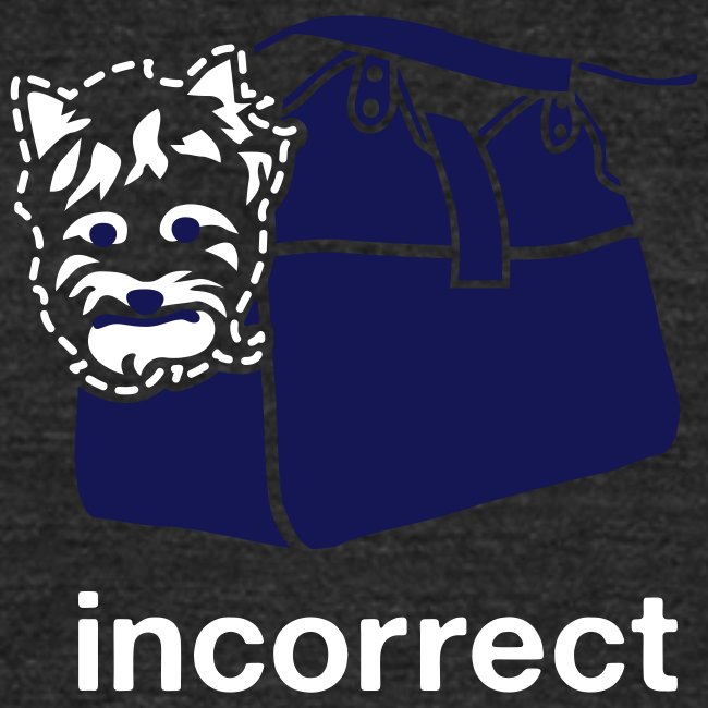 Incorrect: Purse Dog
