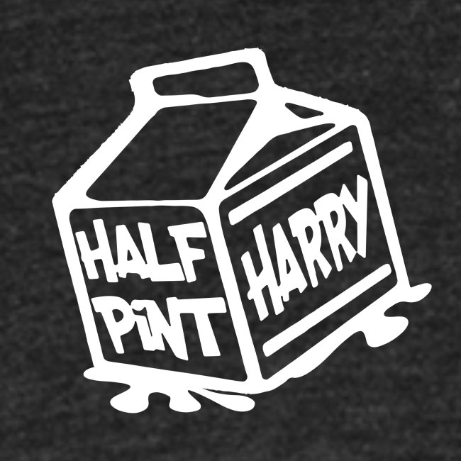 Half Pint Harry "Roadie Front & Back - White"