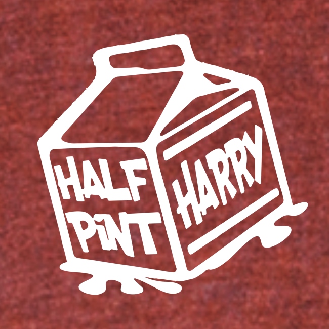 Half Pint Harry "Roadie Front & Back - White"