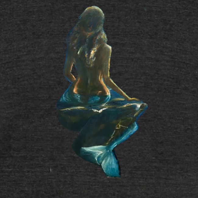 Midnight Mermaid on a rock