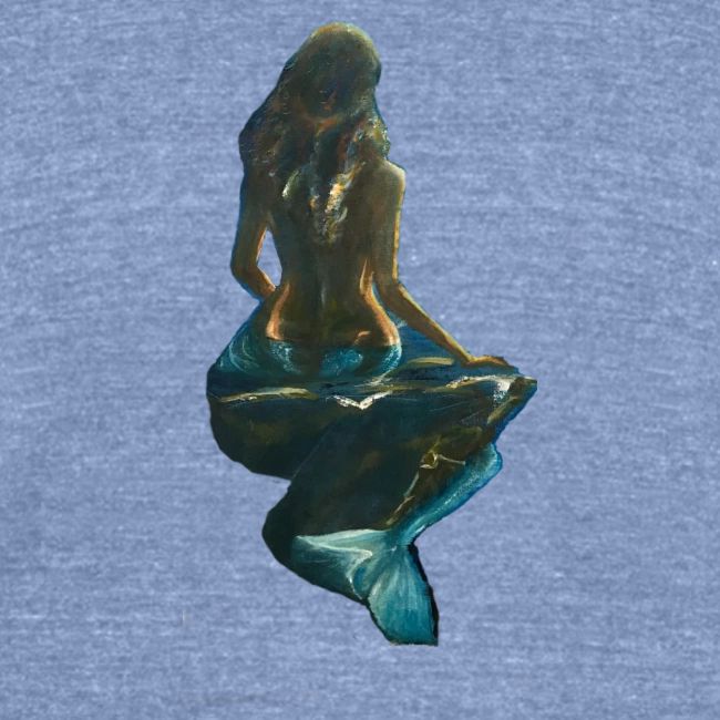 Midnight Mermaid on a rock