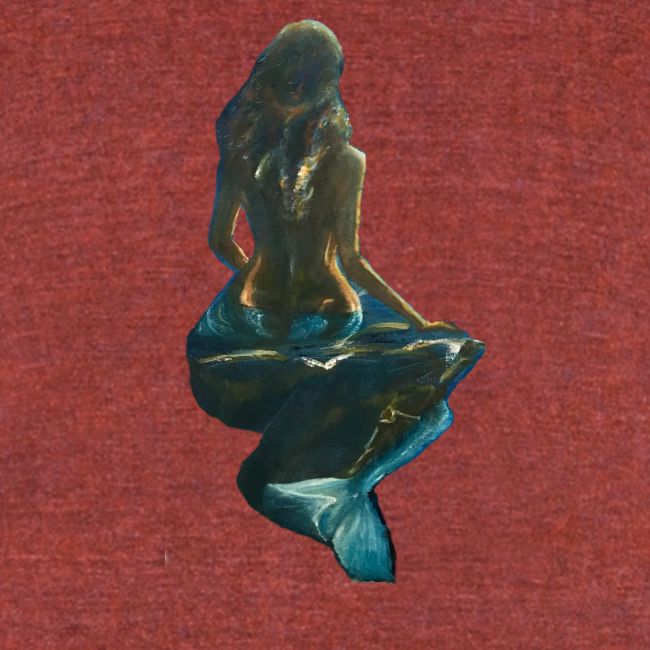 Midnight Mermaid on a rock