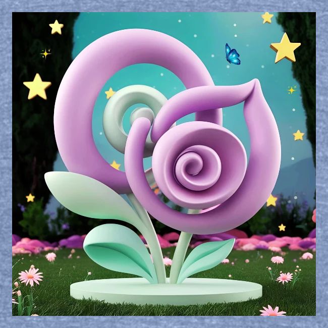 Lila Bloom | Double Floral Eco-Inspired Art