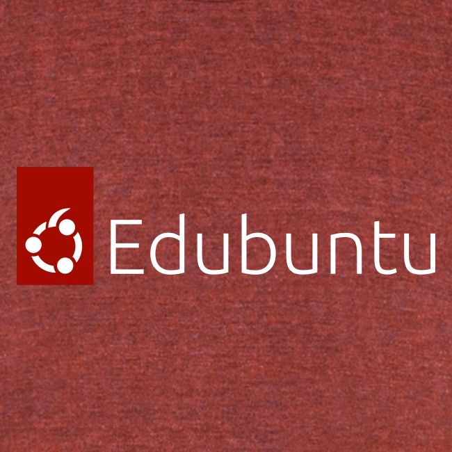 Edubuntu Logo 2023 - White