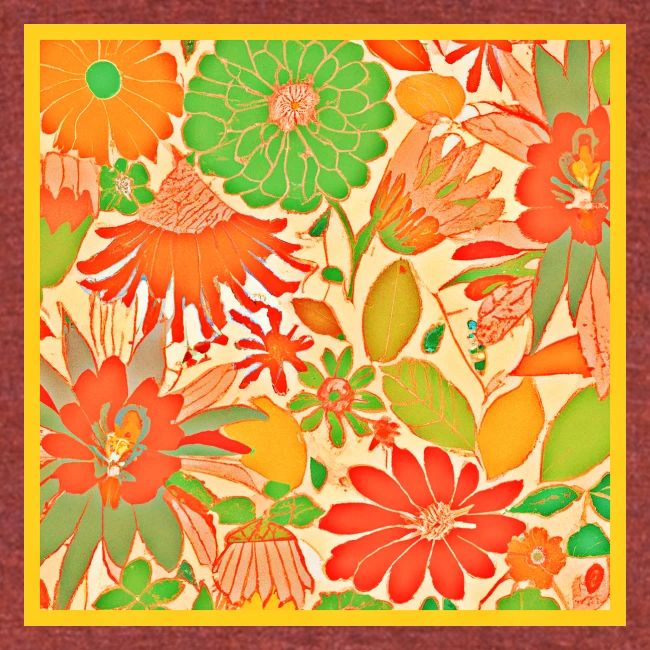 Vibrant Blossom Elegance Pattern