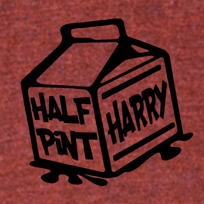 Half Pint Harry "Roadie Front & Back - Black"