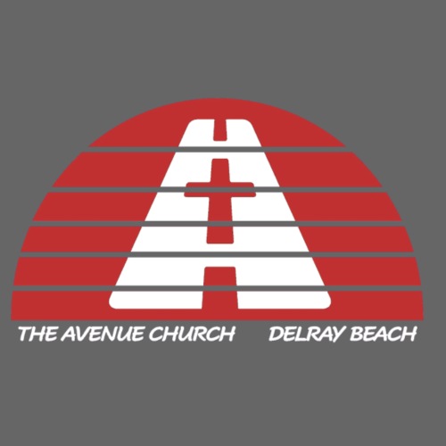 Avenue Church Red Sun, White Lettering - Unisex Tri-Blend T-Shirt