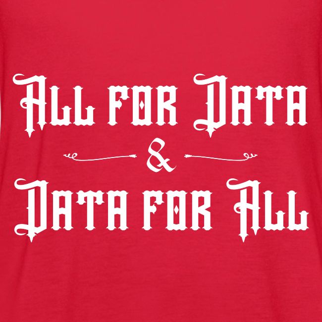 All for Data, Data for All (dark)