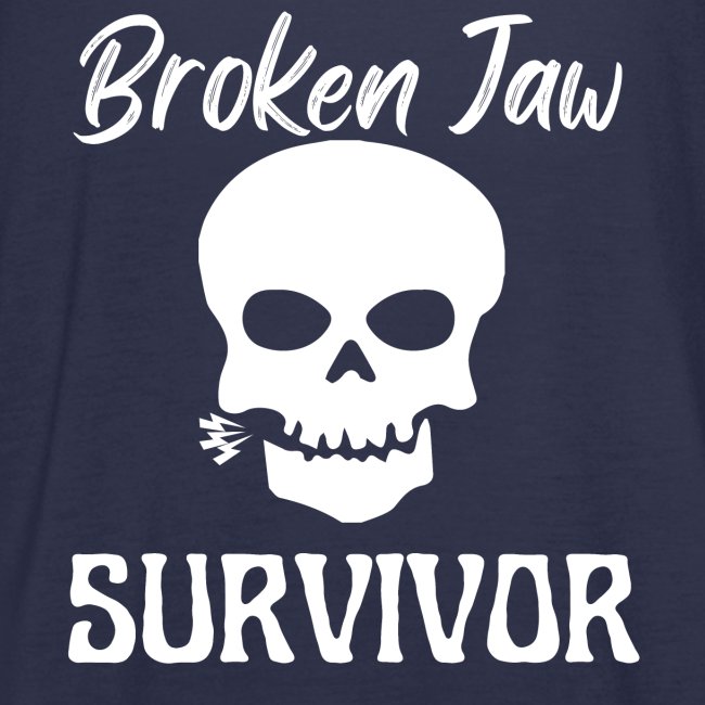 Broken Jaw Survivor Tee Funny Jaw Bone Fracture