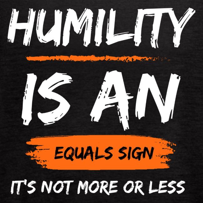 Humility of Equals Signs
