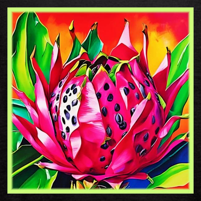 Exotic Dragon Fruit Bloom
