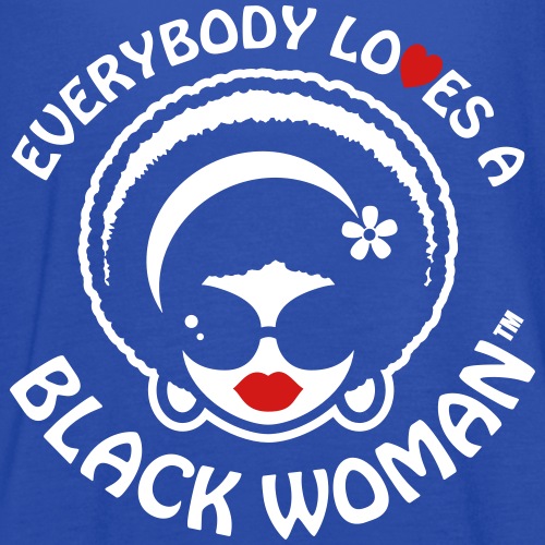 everybodyloves1 blackwoman rev - Women's Flowy Tank Top by Bella