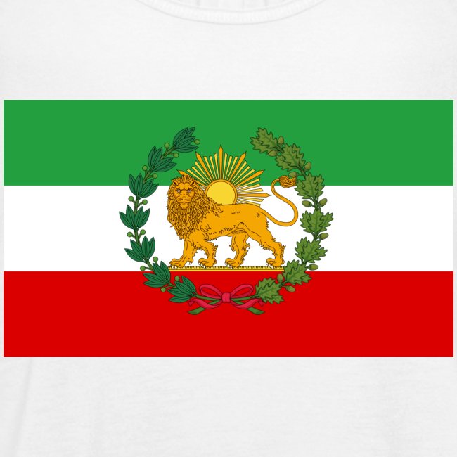 Flag of Iran Lion and Sun