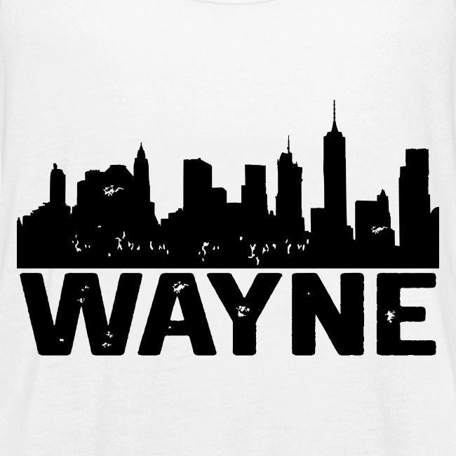 Wayne Skyline Black Wayne Michigan MI City Design
