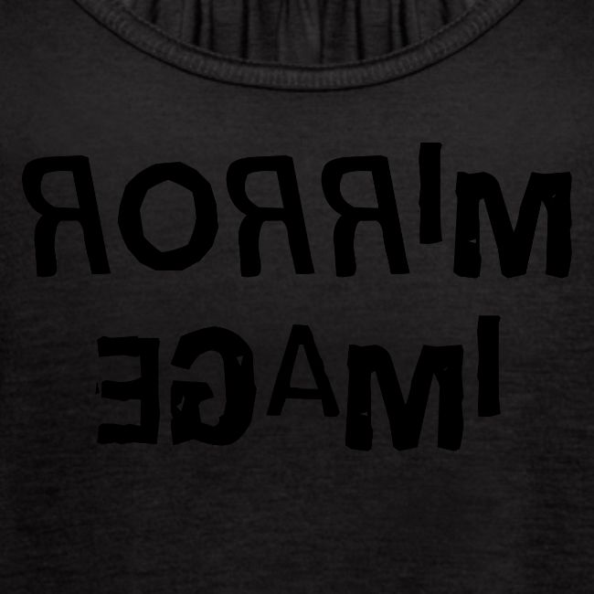 Mirror Image Word Art